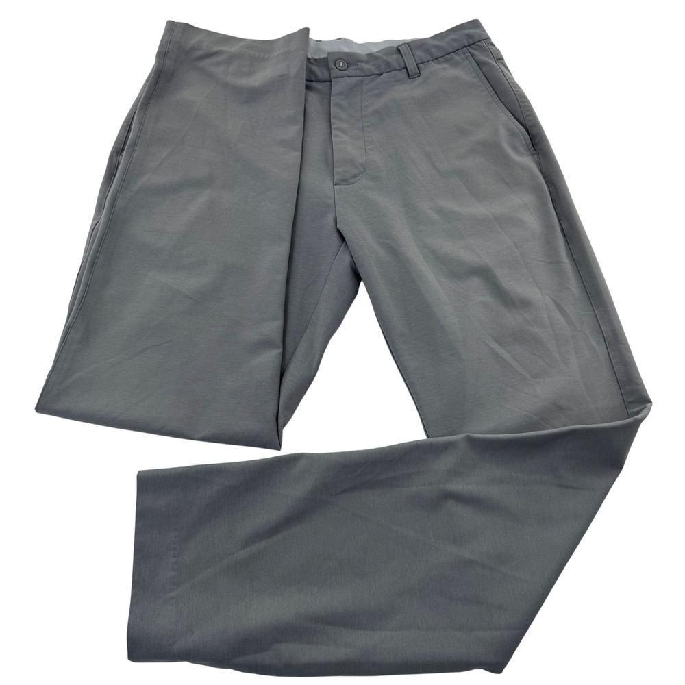 FootJoy Golf Pants Mens 34x30 Gray Performance Stretch Tech Breathable Chinos